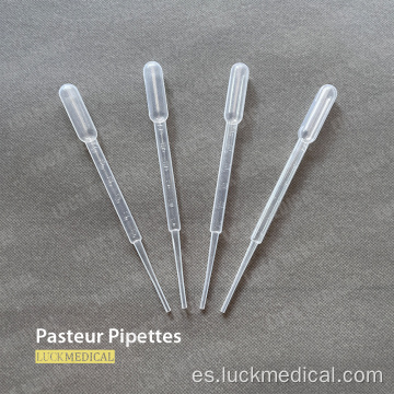 Pipetas pasteur a granel no estéril